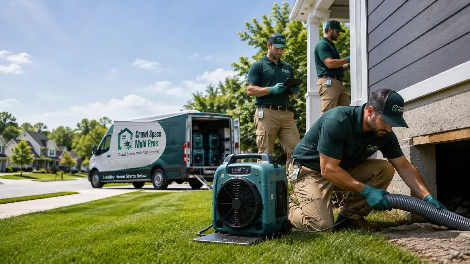 Crawl Space Mold Removal in San Leandro, CA